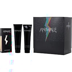 ANIMALE by Animale Parfums - EDT SPRAY 3.3 OZ & AFTERSHAVE BALM 3.4 OZ & BODY WASH 3.4 OZ