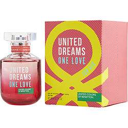 BENETTON UNITED DREAMS ONE LOVE by Benetton - EDT SPRAY 2.7 OZ (EDITION