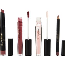 Beauty Fiend Jessica Simpson by Jessica Simpson - 4 piece Berry Lip Kit contains Berry Lipstick 0.04 oz + Berry Lip Liner 0.03 oz + Berry Liquid Lip 0.07 oz + Nourishing Lip Topper