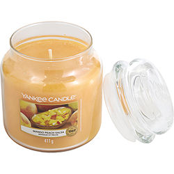 YANKEE CANDLE by Yankee Candle - MANGO PEACH SALSA SCENTED MEDIUM JAR