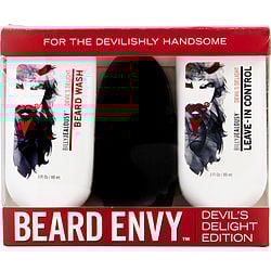 BILLY JEALOUSY by Billy Jealousy - Beard Envy Devil's Delight Edition Set: Beard Wash + Leave-In Control + Boar Bristle Brush