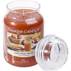 YANKEE CANDLE by Yankee Candle - FARM FRESH PEACH SCENTED LARGE JAR