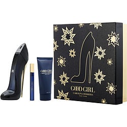 CH GOOD GIRL by Carolina Herrera - EAU DE PARFUM SPRAY 2.7 OZ & BODY LOTION 3.4 OZ & EAU DE PARFUM SPRAY 0.33 OZ MINI
