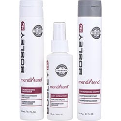BOSLEY by Bosley - MENDXTEND STRENGTHENING SYSTEM (STRENGTHENING SHAMPOO, STRENGTHENING CONDITIONER, LEAVE-IN TREATMENT)