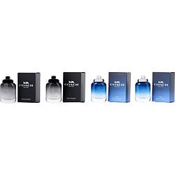 COACH VARIETY by Coach - 4 PIECE MINI VARIETY WITH COACH EDT X2 & MAN BLUE EDT X2 AND ALL ARE