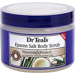 Dr. Teal's by Dr. Teal's - Epsom Salt Body Scrub - Nourish & Protect with Coconut Oil & Essential Oils --454g/16oz