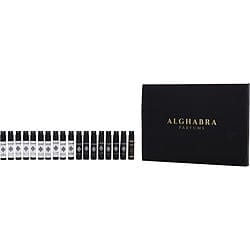 ALGHABRA PARFUMS VARIETY by Alghabra Parfums - 18 PC DISCOVERY SET WITH COLLECTION #1: POETIC SCENTS OF DAMASCUS & COLLECTION #2: SENSES OF ISTANBUL & COLLECTION # 3: WONDERS OR RUSSIA & COLLECTION #4: A TRIBUTE TO ART & COLLECTION # 5: ESSENCE OF ORIG...