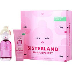 BENETTON SISTERLAND PINK RASPBERRY by Benetton - EDT SPRAY 2.7 OZ & BODY MILK