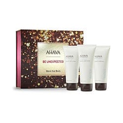 Ahava by AHAVA - Be Unexpected Work That Body Set: Deadsea Water Mineral Body Lotion 100ml + Hand Cream 100ml + Shower Gel 100ml + Crystal Ostomer X6 Serum 0.5ml