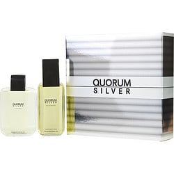 QUORUM SILVER by Antonio Puig - EDT SPRAY 3.4 OZ & AFTERSHAVE
