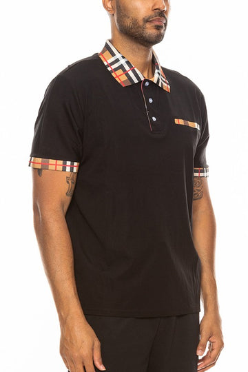 Checkered Plaid Short Sleeve Ploto Shirt