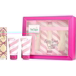 PINK SUGAR by Aquolina - EDT SPRAY 1.7 OZ & BODY LOTION 1.7 OZ & SHOWER GEL 1.7 OZ