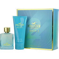 HOLLISTER WAVE 2 by Hollister - EDT SPRAY 3.4 OZ & HAIR AND BODY WASH
