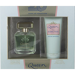 QUEEN OF SEDUCTION by Antonio Banderas - EDT SPRAY 2.7 OZ & BODY LOTION