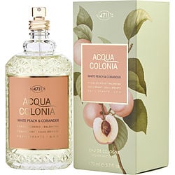 4711 ACQUA COLONIA WHITE PEACH & CORIANDER by 4711 - EAU DE COLOGNE SPRAY - DebStella