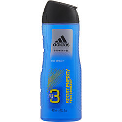 ADIDAS SPORT ENERGY by Adidas - 3 IN 1 FACE AND BODY SHOWER GEL - DebStella