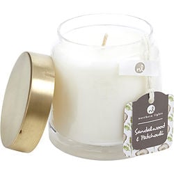 SANDALWOOD & PATCHOULI by Northern Lights - SCENTED SOY GLASS CANDLE