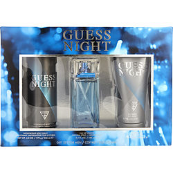 GUESS NIGHT by Guess - EDT SPRAY 3.4 OZ & DEODORANT SPRAY 6 OZ & SHOWER GEL 6.7 OZ