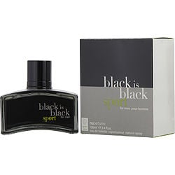 BLACK IS BLACK SPORT  by Nuparfums - EDT SPRAY