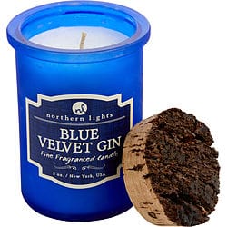 BLUE VELVET GIN SCENTED by Northern Lights - SPIRIT JAR CANDLE - 5 OZ. BURNS APPROX.