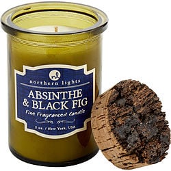 ABSINTHE & BLACK FIG SCENTED by Northern Lights - SPIRIT JAR CANDLE - 5 OZ. BURNS APPROX. - DebStella