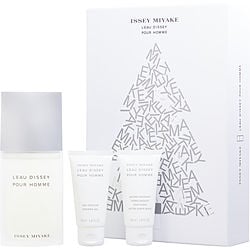 L'EAU D'ISSEY by Issey Miyake - EDT SPRAY 4.2 OZ & AFTER SHAVE BALM 1.6 OZ & SHOWER GEL 1.6 OZ