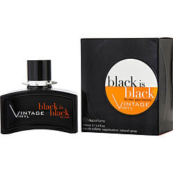 BLACK IS BLACK VINTAGE VINYL by Nuparfums - EDT SPRAY