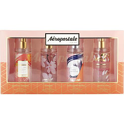 AEROPOSTALE VARIETY by Aeropostale - 4 PIECE VARIETY WITH GRACEFUL GARDENIA & BLUSHING & SAG HONEYSUCKLE & GOLDEN HOUR AND ALL ARE BODY MIST 3.4 OZ - DebStella