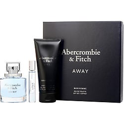 ABERCROMBIE & FITCH AWAY by Abercrombie & Fitch - EDT SPRAY 3.4 OZ & HAIR AND BODY WASH 6.7 OZ & EDT TRAVEL SPRAY 0.5 OZ - DebStella