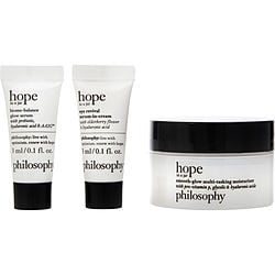 Philosophy by Philosophy - Hope In A Jar Hydrate, Smooth & Glow Mini Set: Serum 3ml + Eye Cream 3ml + Moisturizer 15ml