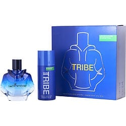 BENETTON TRIBE by Benetton - EDT SPRAY 3 OZ & DEODORANT SPRAY