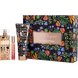 NANETTE LEPORE ENCHANTED FLORA by Nanette Lepore - EAU DE PARFUM SPRAY 3.4 OZ & BODY LOTION 6.8 OZ & EAU DE PARFUM 0.34 OZ MINI