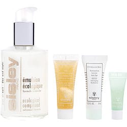 Sisley by Sisley - Emulsion Ecologique Set: Ecological Compound 125ml + Facial Gel 10ml + Anti-Aging Hydration 10ml + Eye Contour Mask 2ml