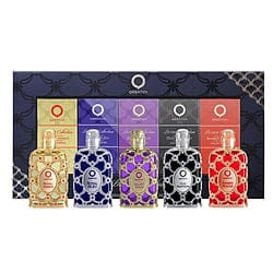 ORIENTICA VARIETY by Orientica - LUXURY COLLECTION WITH AMBER ROUGE & OUD SAFFRON & ROYAL AMBER & ROYAL BLEU & VELVET GOLD AND ALL ARE EAU DE PARFUM SPRAY 0.25 OZ MINI