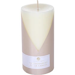 UNFRAGRANCED IVORY by Northern Lights - ONE 3X6 INCH PILLAR CANDLE.  BURNS APPROX.