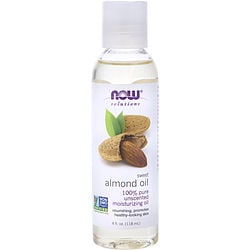 ESSENTIAL OILS NOW by NOW Essential Oils - SWEET ALMOND OIL 100% PURE UNSCENTED MOISTURIZING OIL