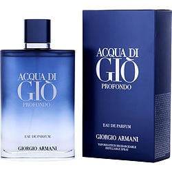 ACQUA DI GIO PROFONDO by Giorgio Armani - EAU DE PARFUM SPRAY REFILLABLE - DebStella